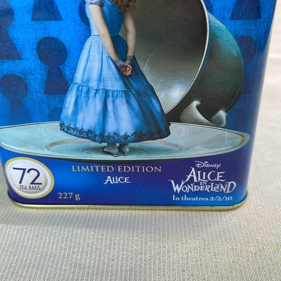 2010 Disney Alice In Wonderland Tetley Tea Orange Pekoe Tin Limited Edition - Picture 2 of 12